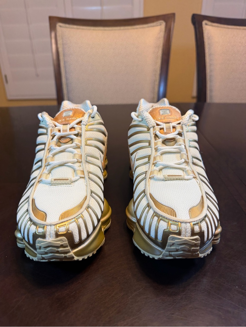 New Nike Shox TL Gold Sneakers Shoes Size US 7 - Picture 4 of 13